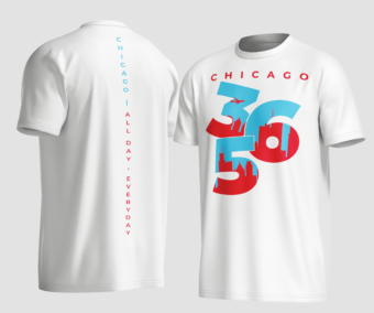 White Chicago365 T-Shirt